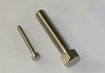 Messing modelbouwbout vernikkeld M1,6 x 6 hoge kop Per 10 stuks
