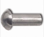 Bolkop klinknagel Aluminium 1mm x 4mm Per 25 stuks