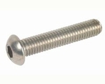 Inbus met bolkop M3 x 10 Roest Vrij Staal DIN7380 Per 10 stuks