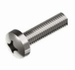 Roest Vrij Stalen Schroef met bolle cilinderkop M2,5 x 3mm Per 10 stuks
